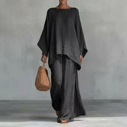 Cristina | Long Sleeves Blouse and Pants Set