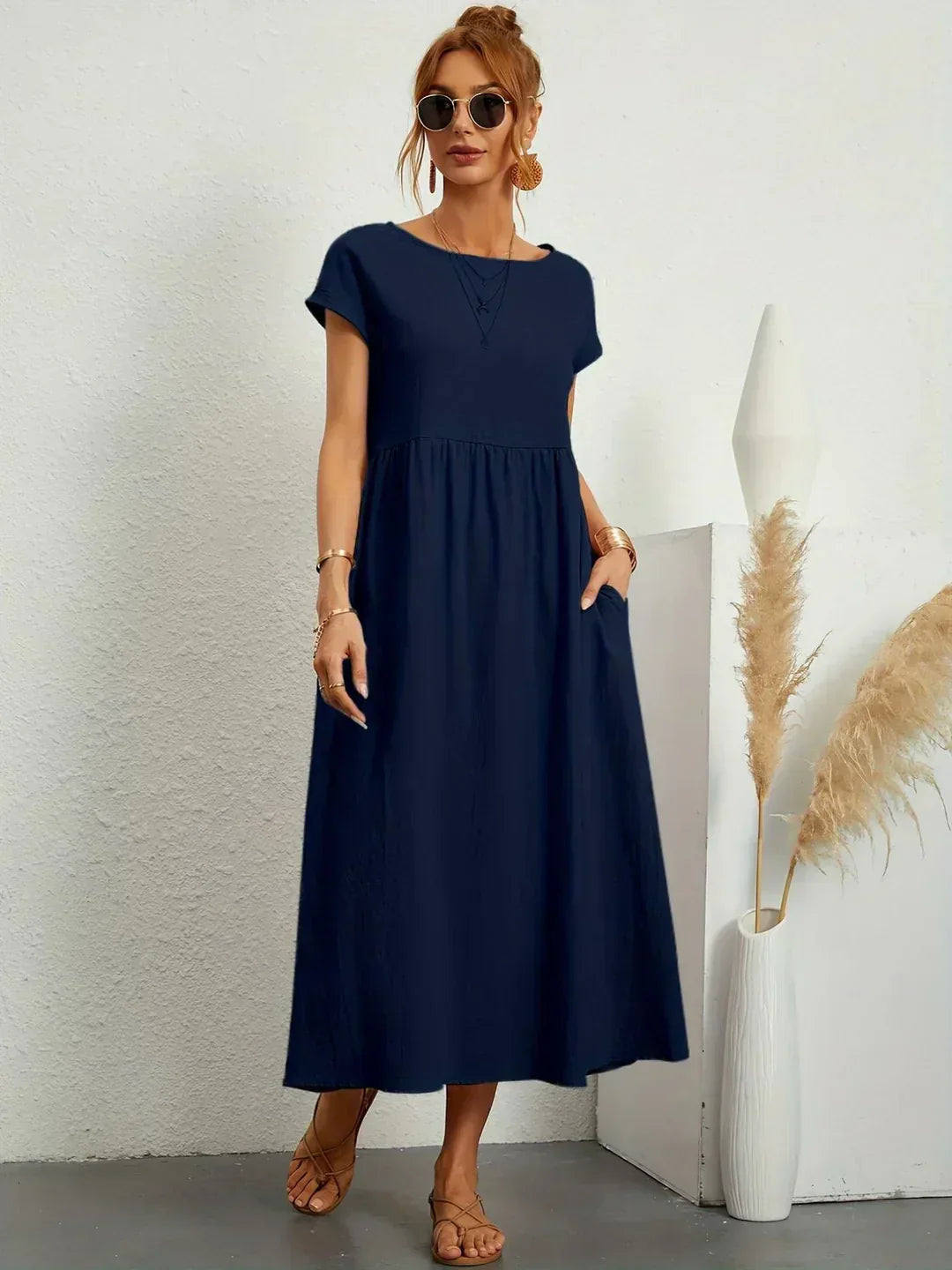 Ella™ | Flowing Midi Dress