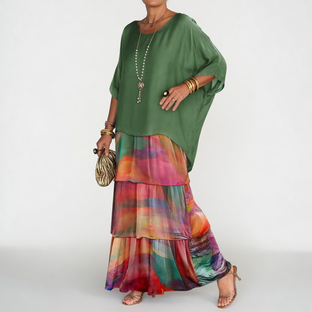 Illyra | Casual Flowy maxi dress