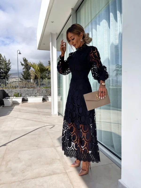 Ava | Fashionable French Lace Dress
