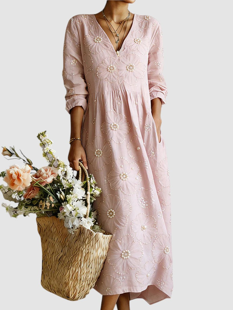 Melanie | Summer Floral Midi Dress