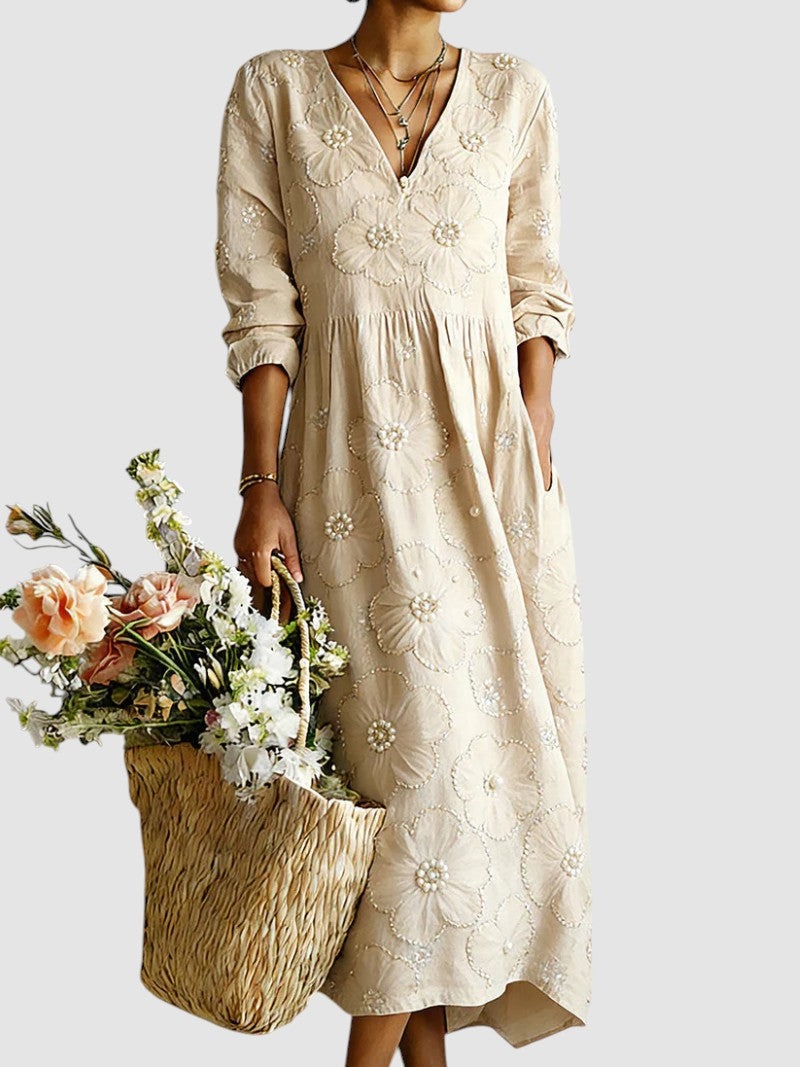 Melanie | Summer Floral Midi Dress