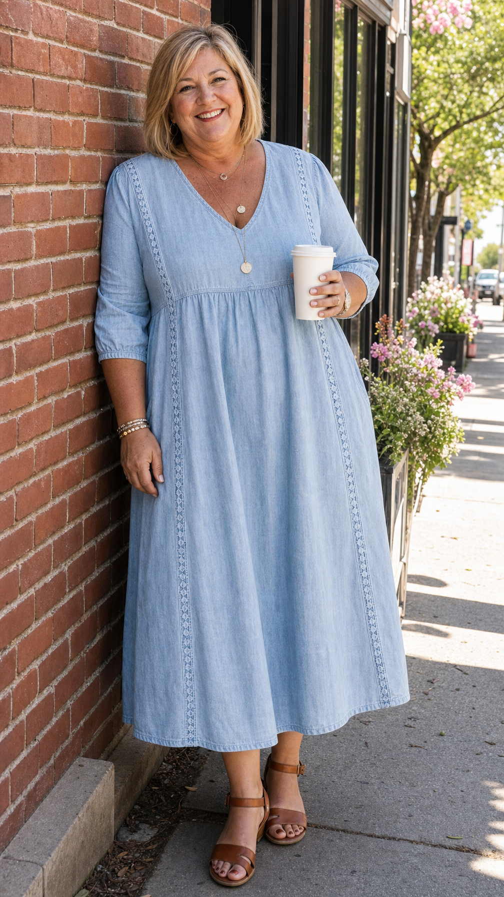 Antonia | A Line Maxi Dress