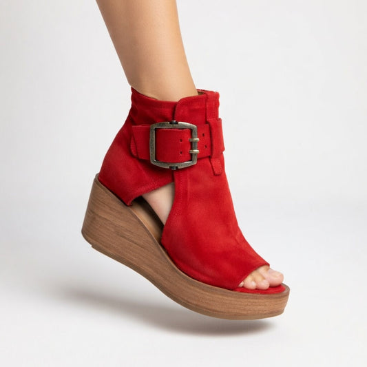 Christina | Modern Open-toe Ankle Boots