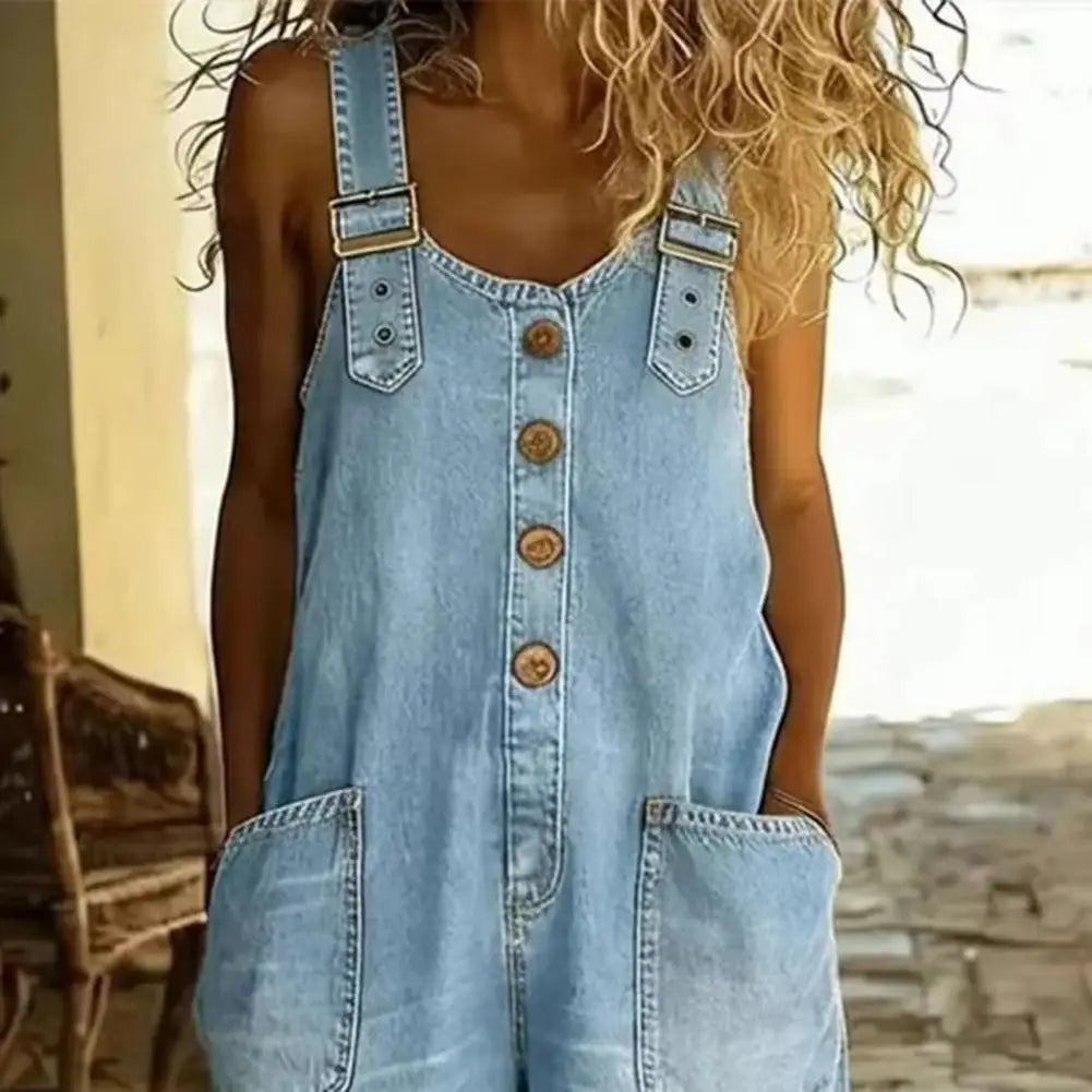 Margaret | Short Overalls with Adjustable straps