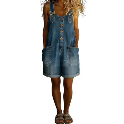 Margaret | Short Overalls with Adjustable straps