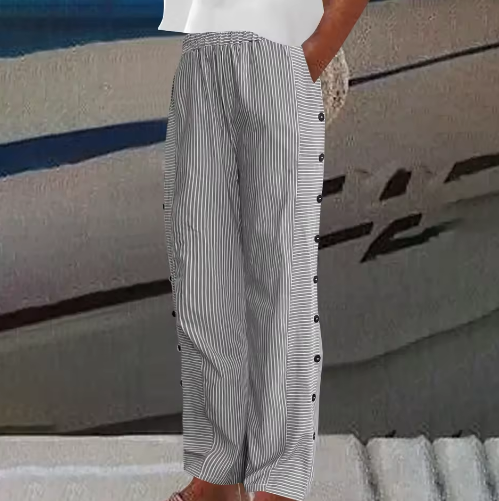 Rhea |  Striped Casual Pants