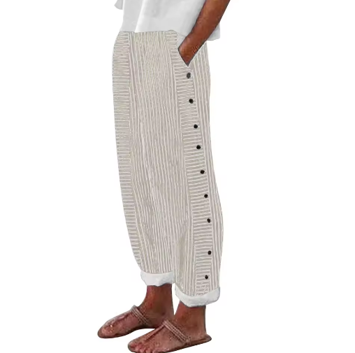 Rhea |  Striped Casual Pants