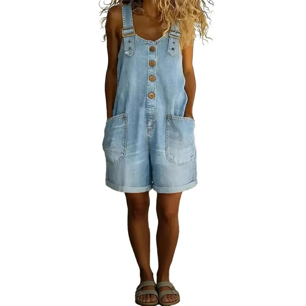 Margaret | Short Overalls with Adjustable straps