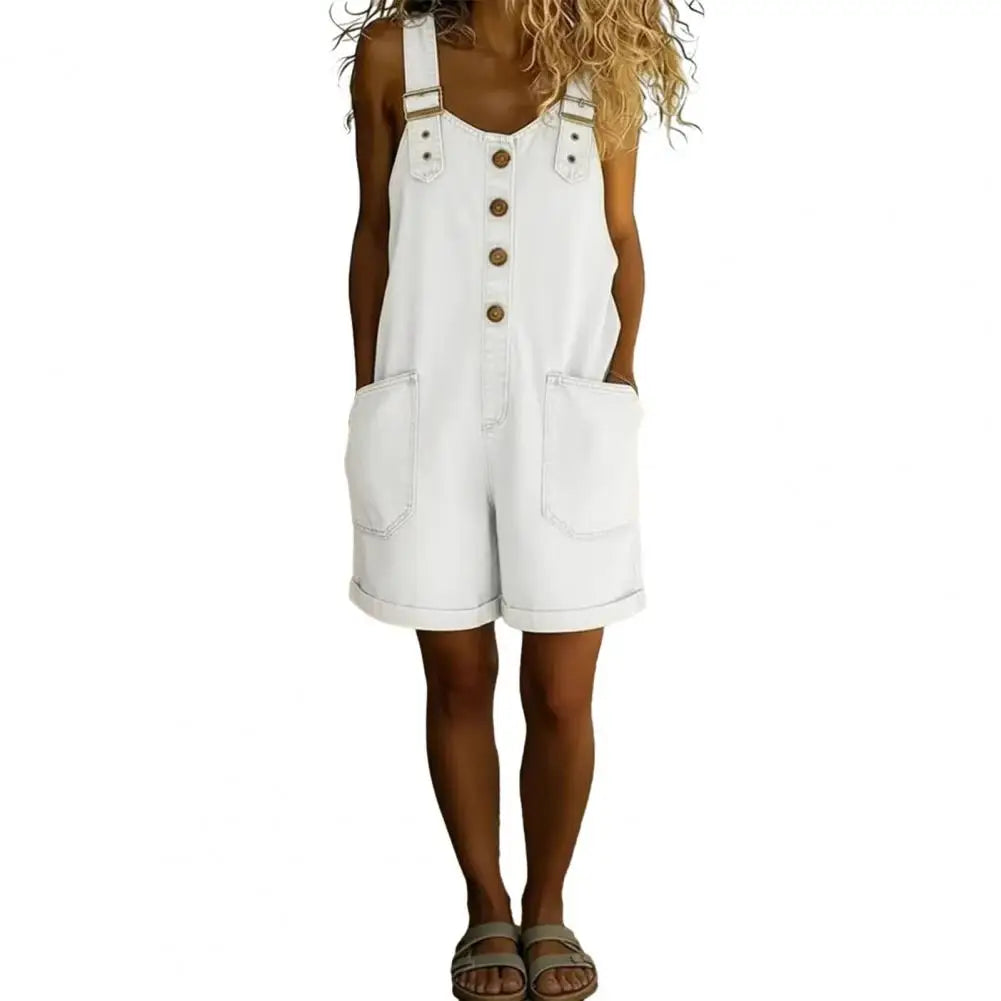 Margaret | Short Overalls with Adjustable straps