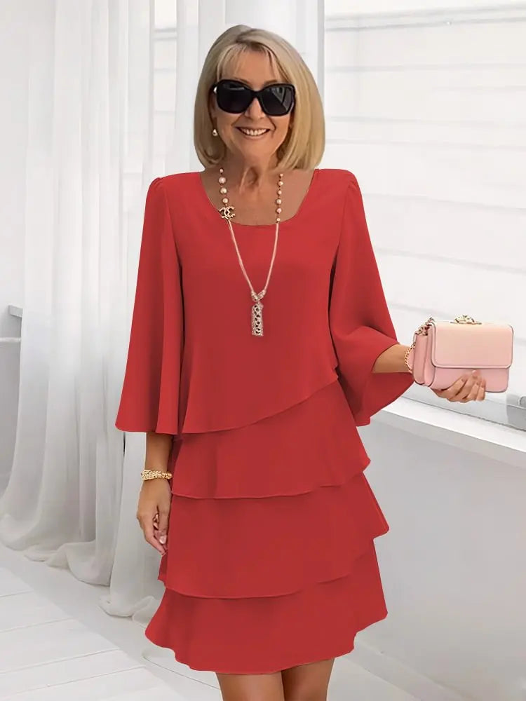 Victoria | Comfort Ruffle Dress