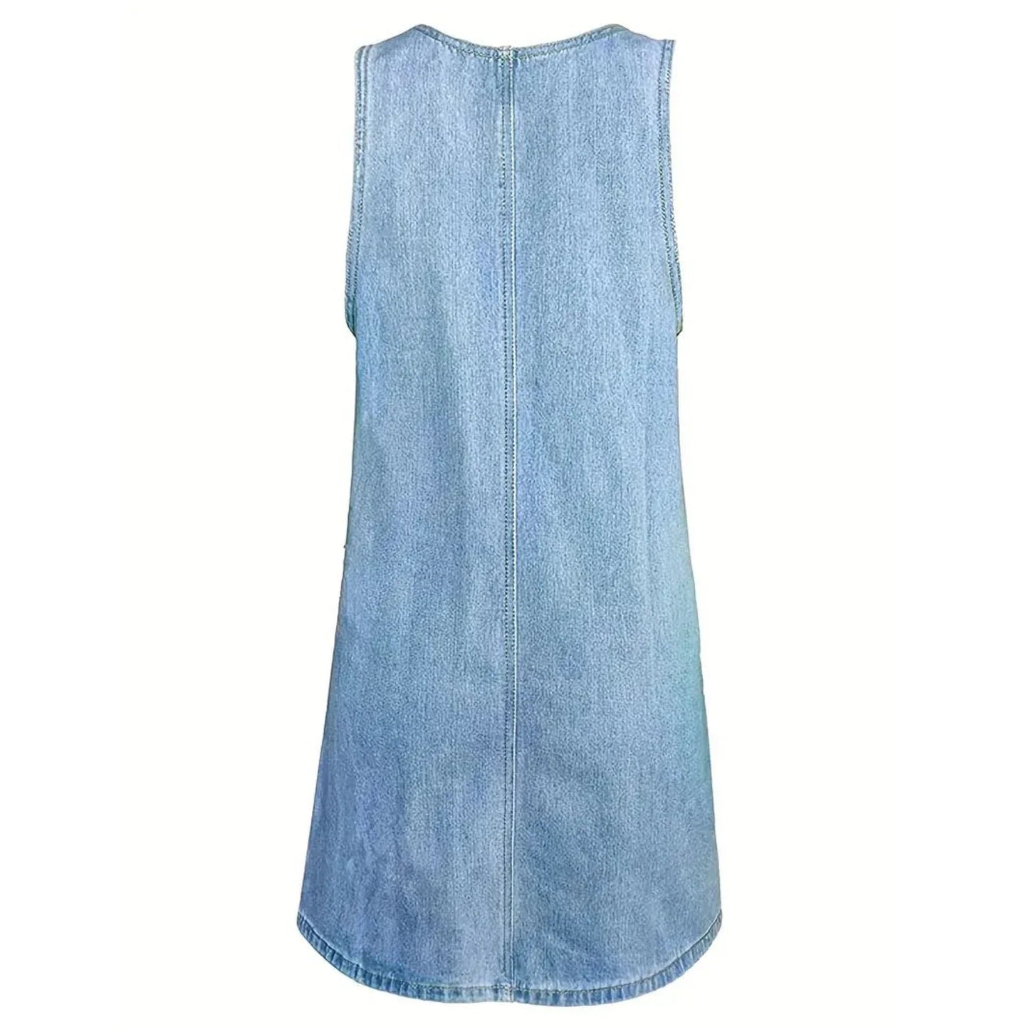 Saylor™ | Casual Denim-Look Dress