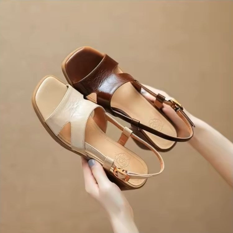 Hazel | Casual Comfy Leather Sandals