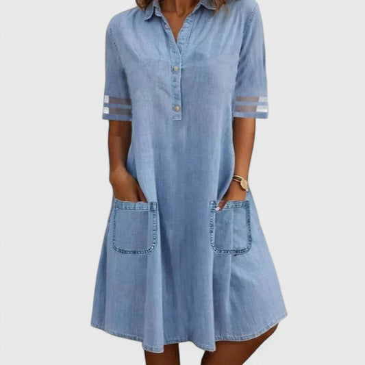 Charlotte | Everyday Comfy Denim Dress