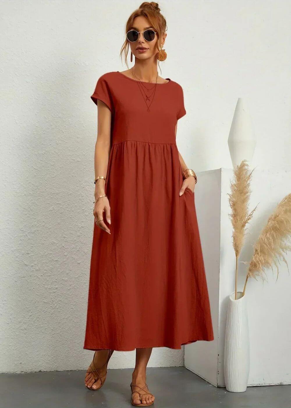 Sophia | Casual Dress with Pockets