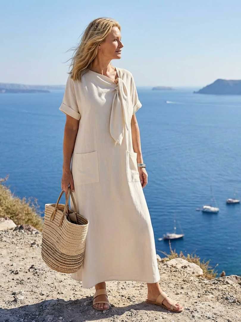 Abigail | Aesthetic Pocket Maxi Dress