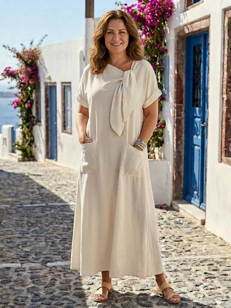 Abigail | Aesthetic Pocket Maxi Dress