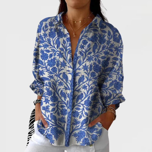 Isabella | Tropical Themed  Blouse