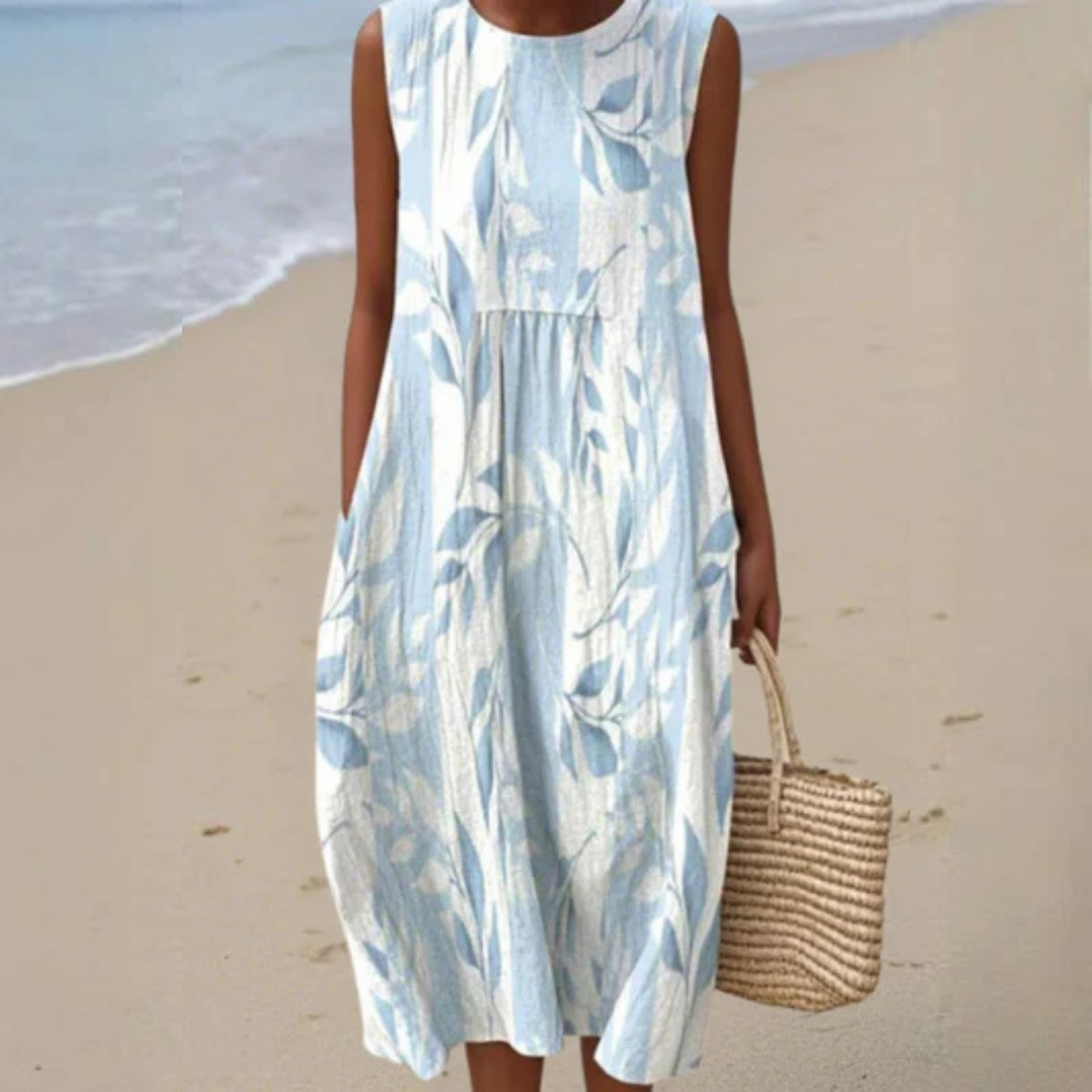 Joyce | Leafy Midi Dress