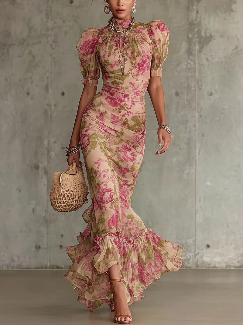 Leah | Vintage Casual Maxi Dress