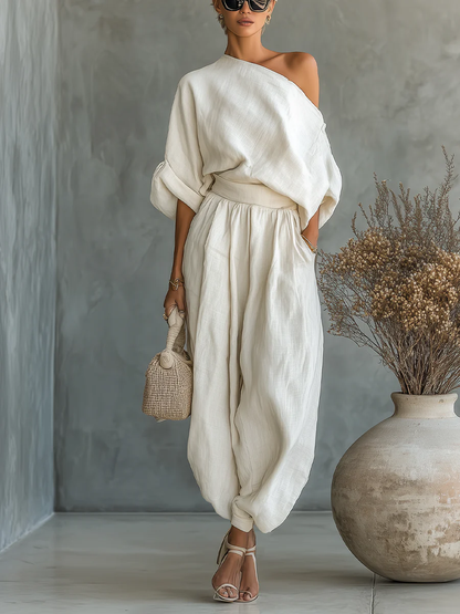Mila | Off-shoulder and Pants Set