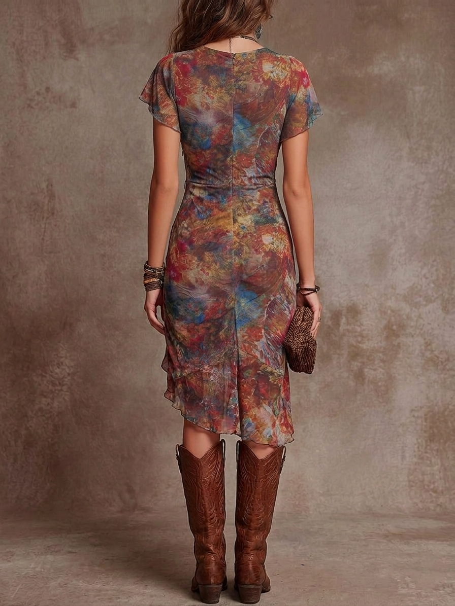 Grace | Summer Pleated Midi Dress