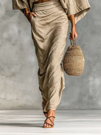 Juliana | Loose Blouse and Maxi Skirt Set