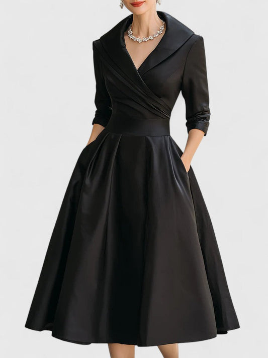 Yan - Elegant Midi Dress