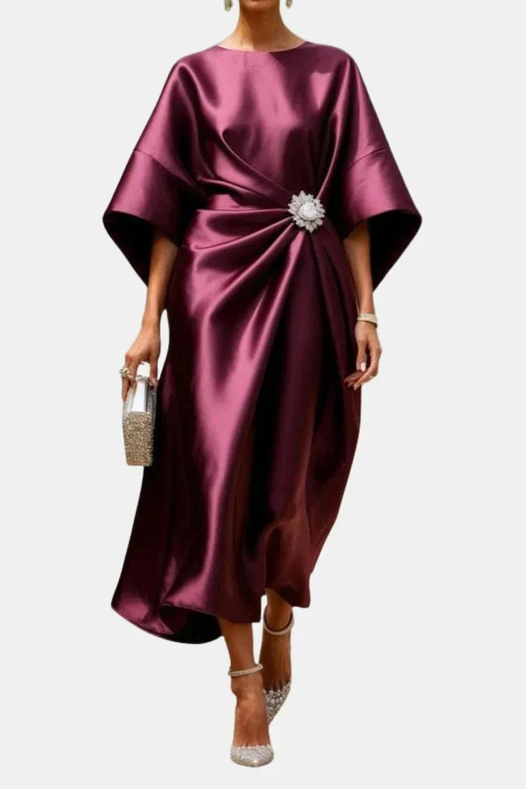 Hannah | Satin Maxi Dress