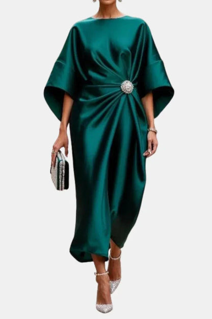 Hannah | Satin Maxi Dress