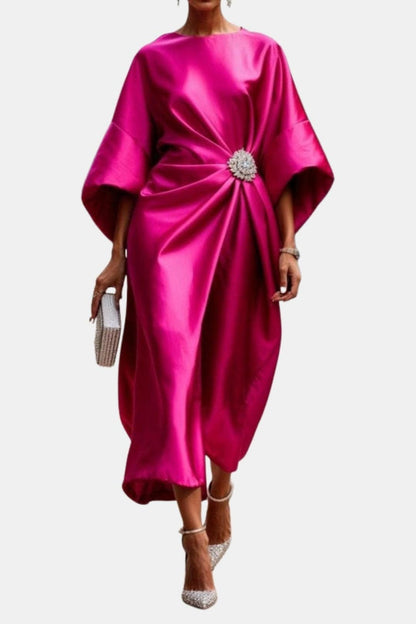 Hannah | Satin Maxi Dress