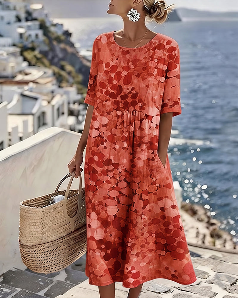 Chloe | Summer Loose Printed Dress