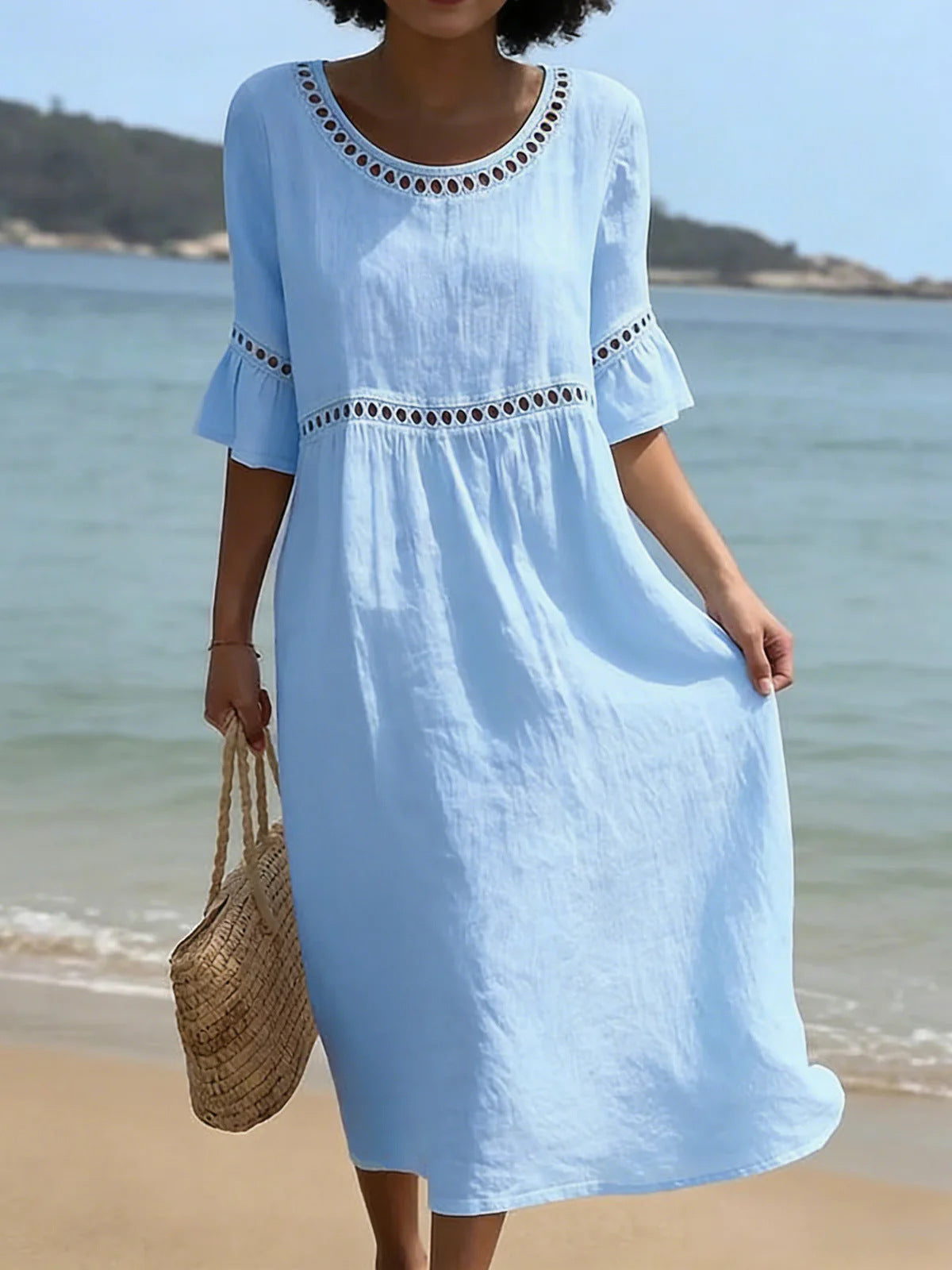 Mariselle | Cozy Cotton-Linen Dress