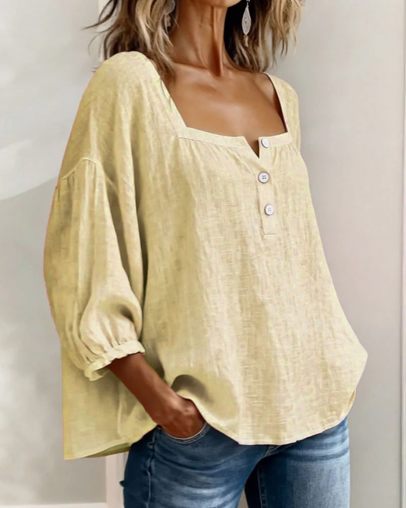Mia | Comfy Summer Sleeve Shirt