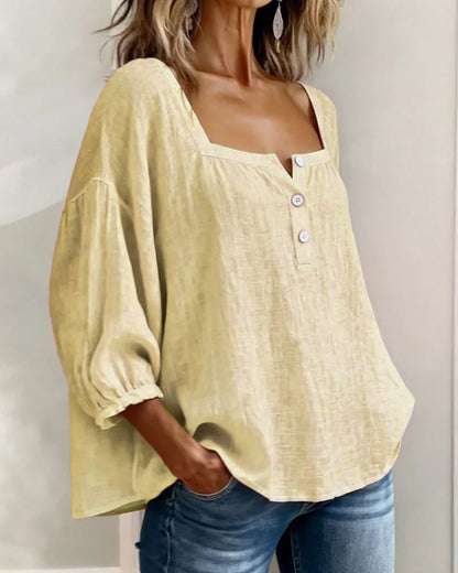 Mia | Comfy Summer Sleeve Shirt