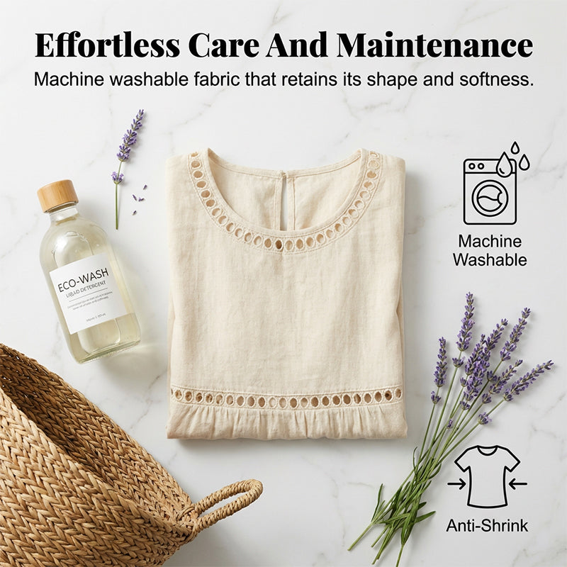 Mariselle | Cozy Cotton-Linen Dress