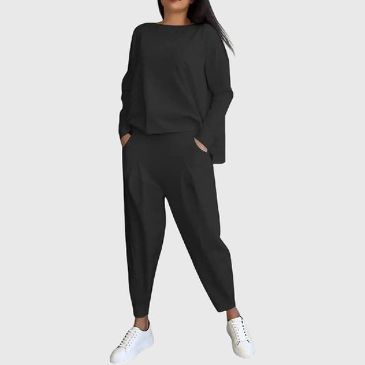Thea | Round Neck Two-Piece Set