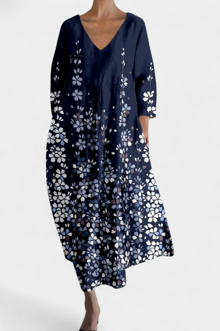 Isalde | Comfortable V-neck Dress