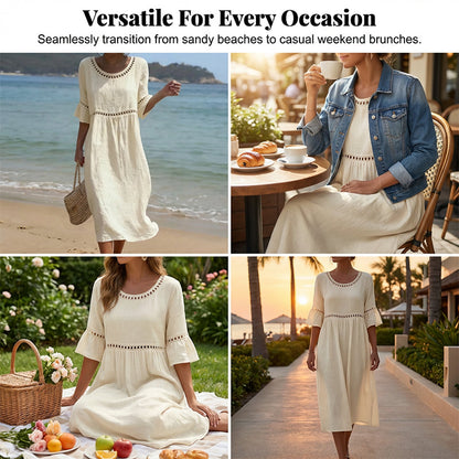 Mariselle | Cozy Cotton-Linen Dress