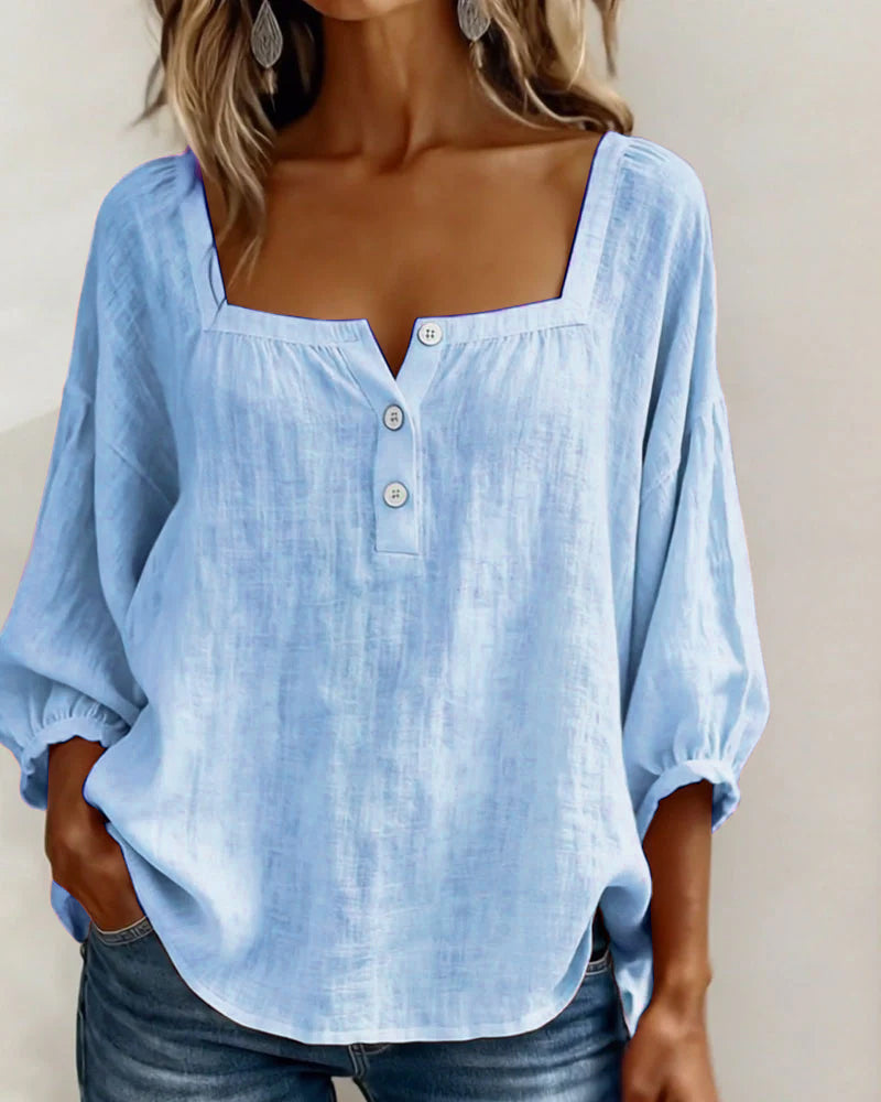 Mia | Comfy Summer Sleeve Shirt