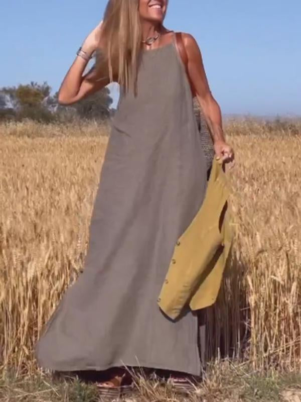 Ayla | Casual women's linen dress