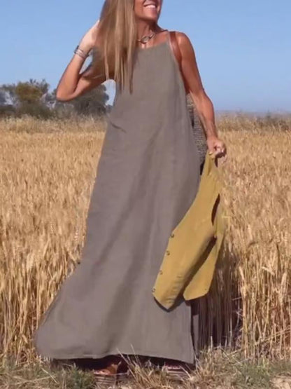 Ayla | Casual women's linen dress