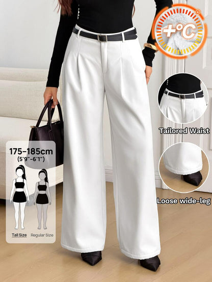High Waist Pleated Wide Leg Pants