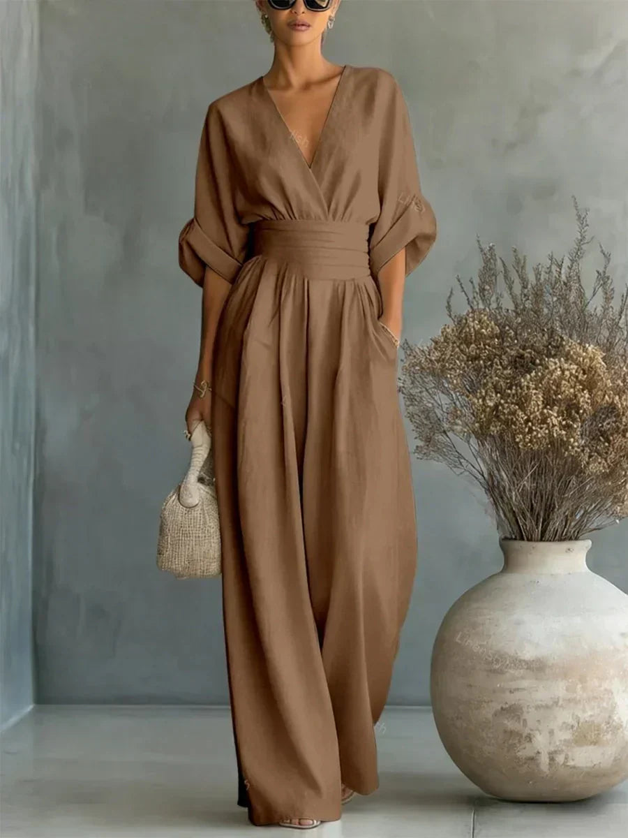 Lucy | Elegant High-Waisted Jumpsuit