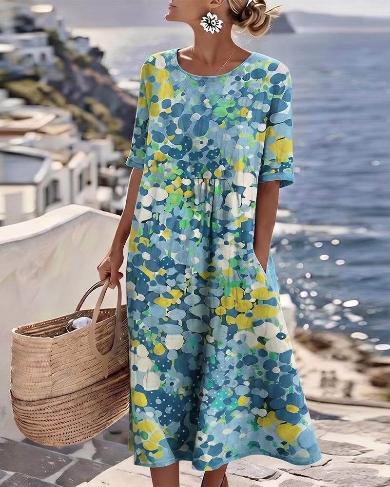 Chloe | Summer Loose Printed Dress