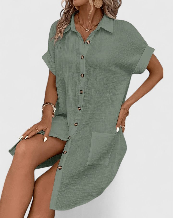 Gianelleza™ - Sophisticated Midi Dress
