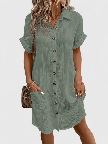 Gianelleza™ - Sophisticated Midi Dress