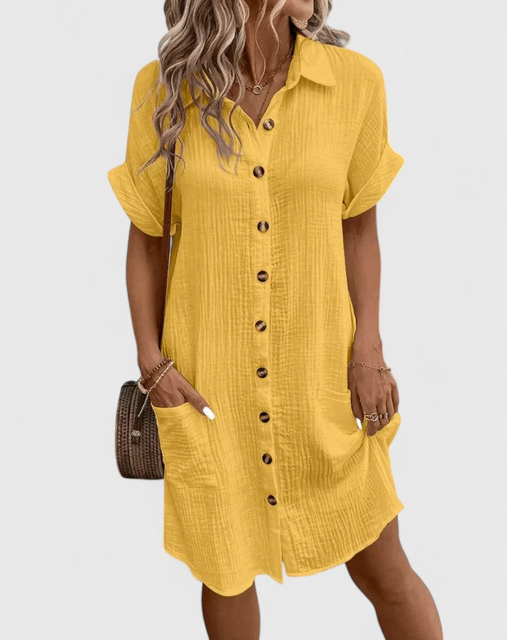 Gianelleza™ - Sophisticated Midi Dress