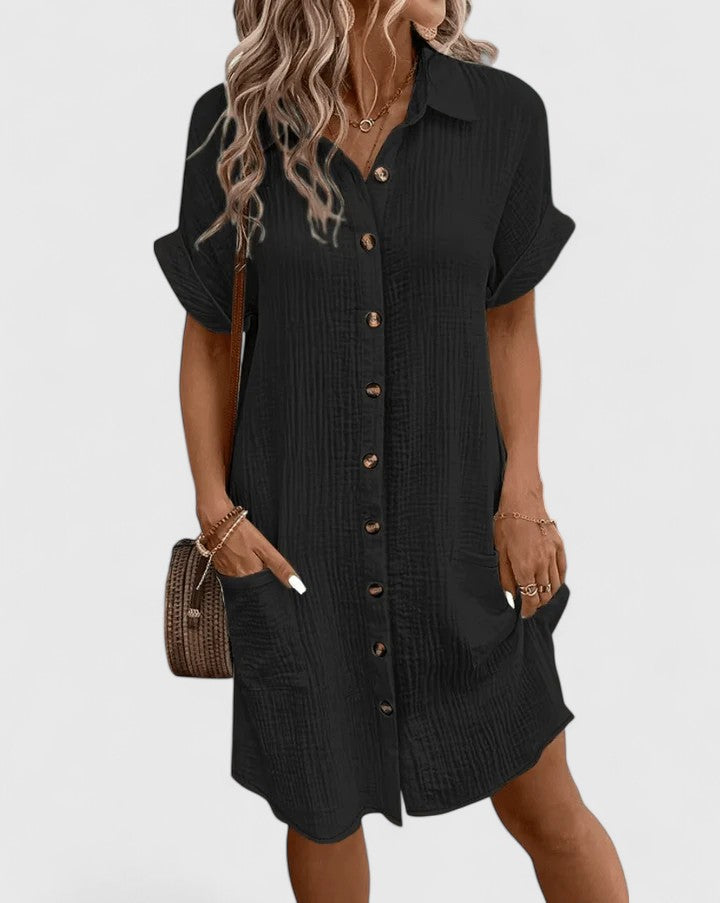 Gianelleza™ - Sophisticated Midi Dress