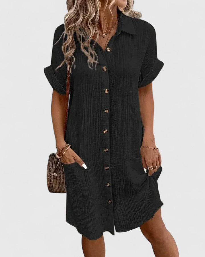 Gianelleza™ - Sophisticated Midi Dress